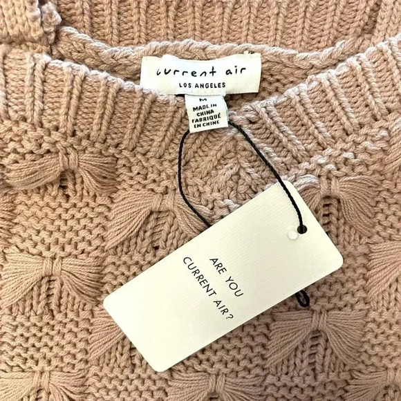 NWT Current Air Sweater Crop Tank Top Mauve Pink - Picture 5 of 6